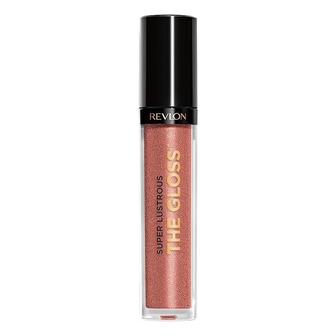 Revlon Lip Gloss, Super Lustrous The Gloss, Non-Sticky, High Shine Finish, 260 Rosy Future | Amazon (US)