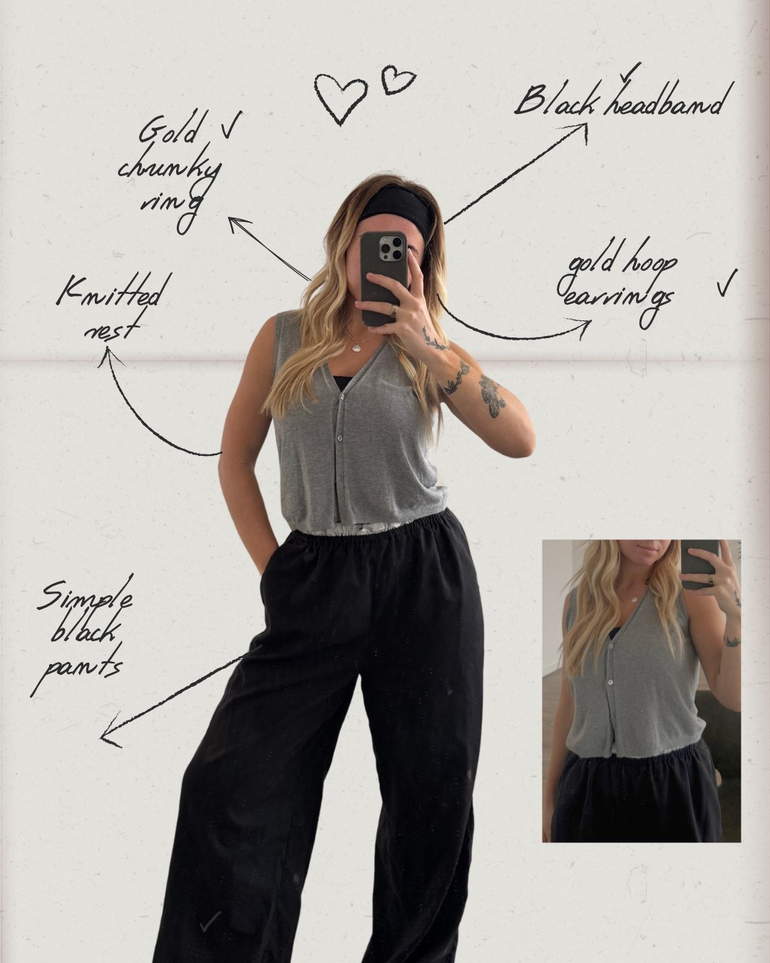 Lounge fit for salon #princesspolly #h&mlounge #vestoutfits 

#LTKWorkwear #LTKSaleAlert #LTKFindsUnder50