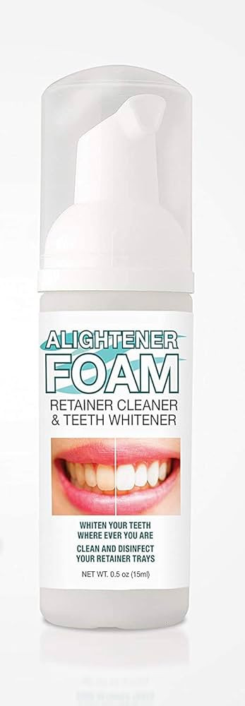 Alightener Foam - Whiten Your Teeth While Wearing a Mouth Tray or a Clear Dental aligners - Mouth... | Amazon (US)