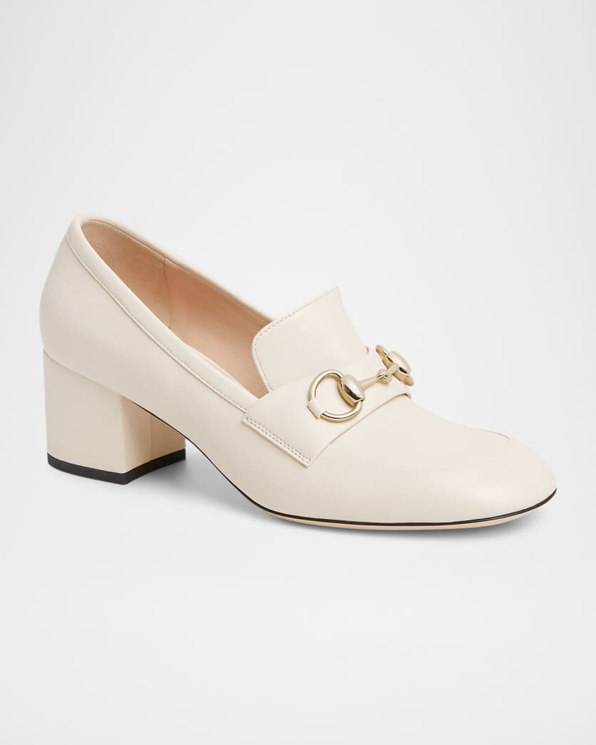 Lady Horsebit Nappa Leather Pumps | Neiman Marcus