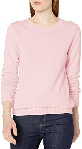 Amazon Essentials Women's 100% Cotton Crewneck Sweater (Available in Plus Size) | Amazon (US)
