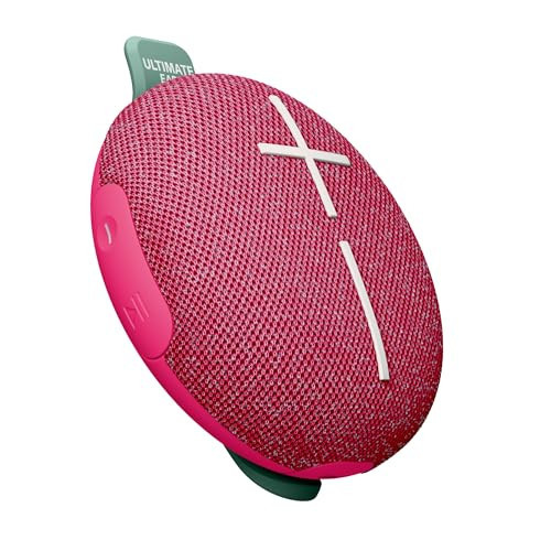 Ultimate Ears MINIROLL Ultra-Portable Waterproof Bluetooth Speaker, Big Bass, IP67 Dustproof, 131 ft Range - Gentle Pink | Amazon (US)
