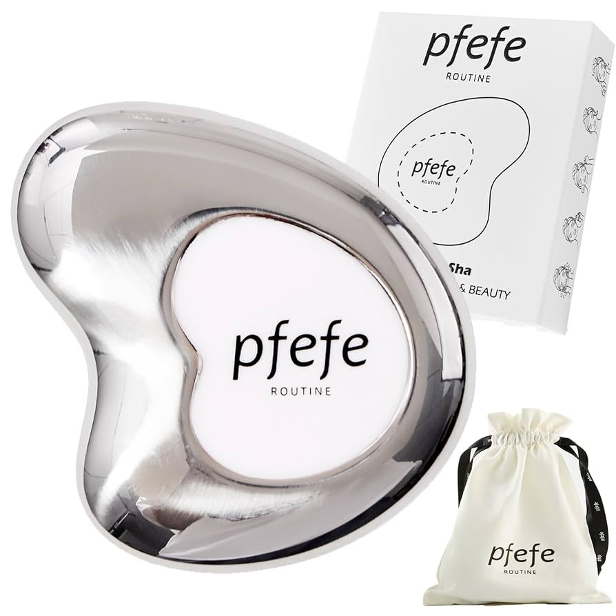 Pfefe Cryo Stainless Steel Gua Sha Facial Beauty Tools, Metal Skin Care Gua Sha for Body SPA Face... | Amazon (UK)