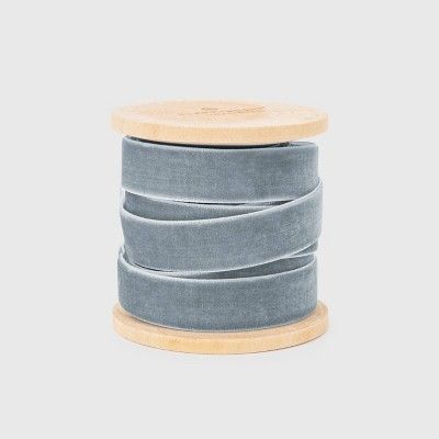 5/8" Slate Blue Velvet Ribbon - Sugar Paper™ | Target