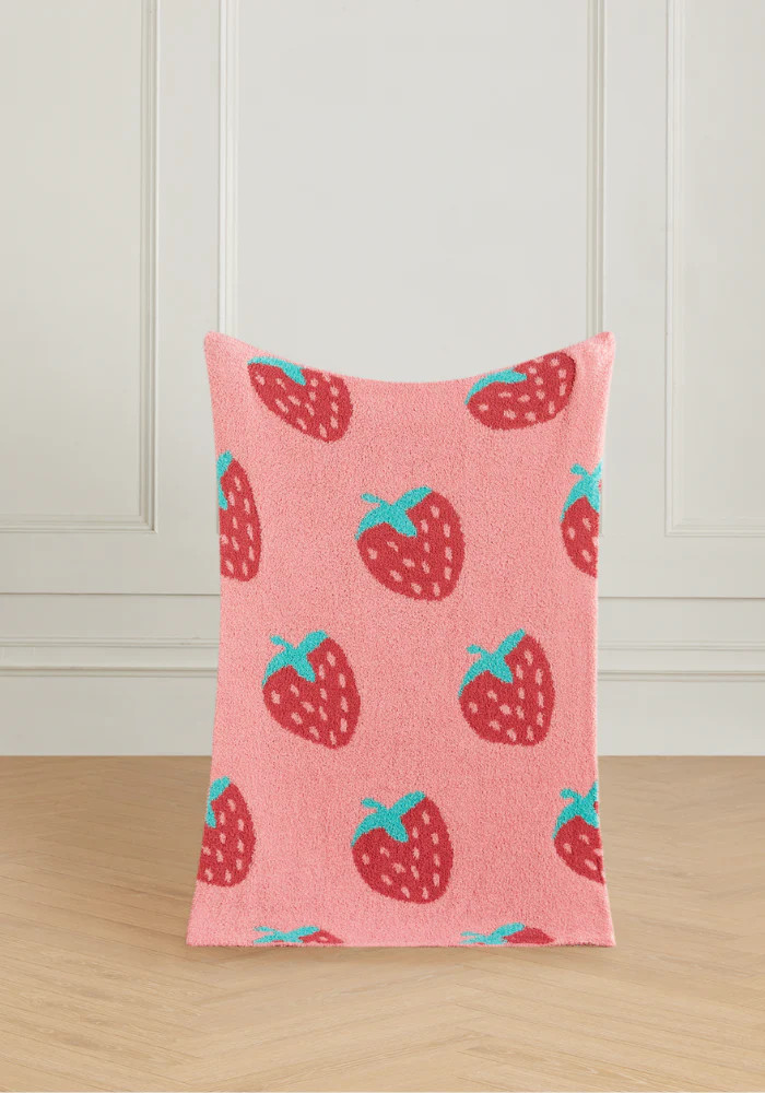 Strawberry Buttery Blanket- Stroller | The Styled Collection