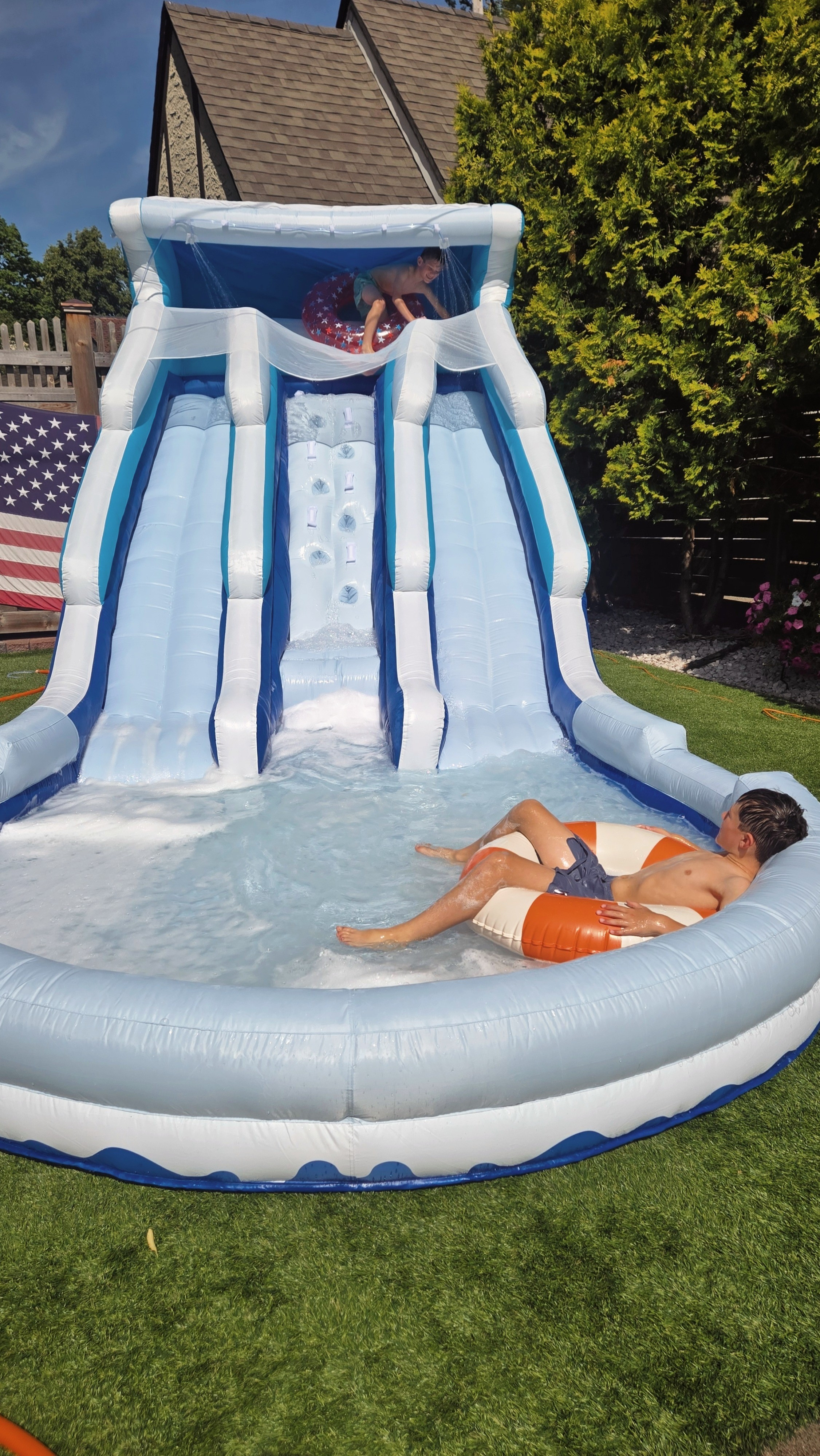 Backyard fun with the ultimate double slide! 

#LTKKids