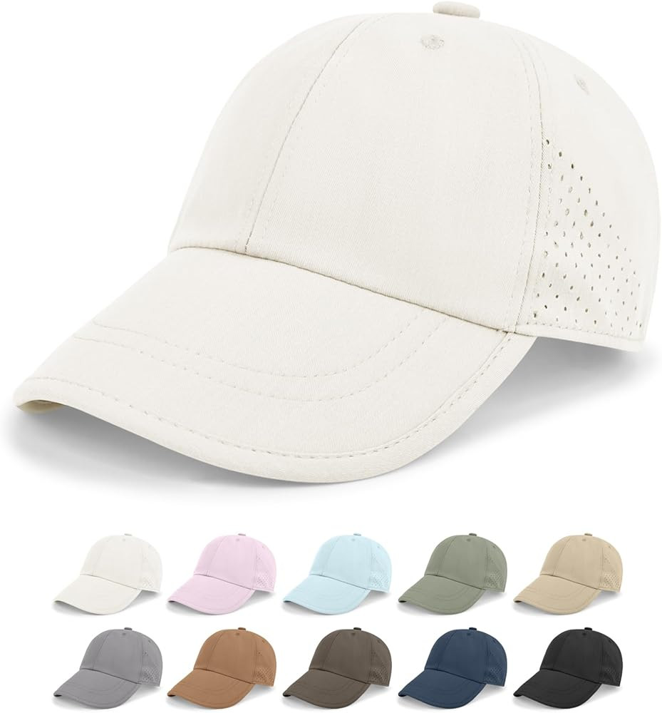 Rosoz Unisex Classic Baseball Cap Vintage UPF 50+ Soft Unstructured Adjustable Foldable Travel Me... | Amazon (US)