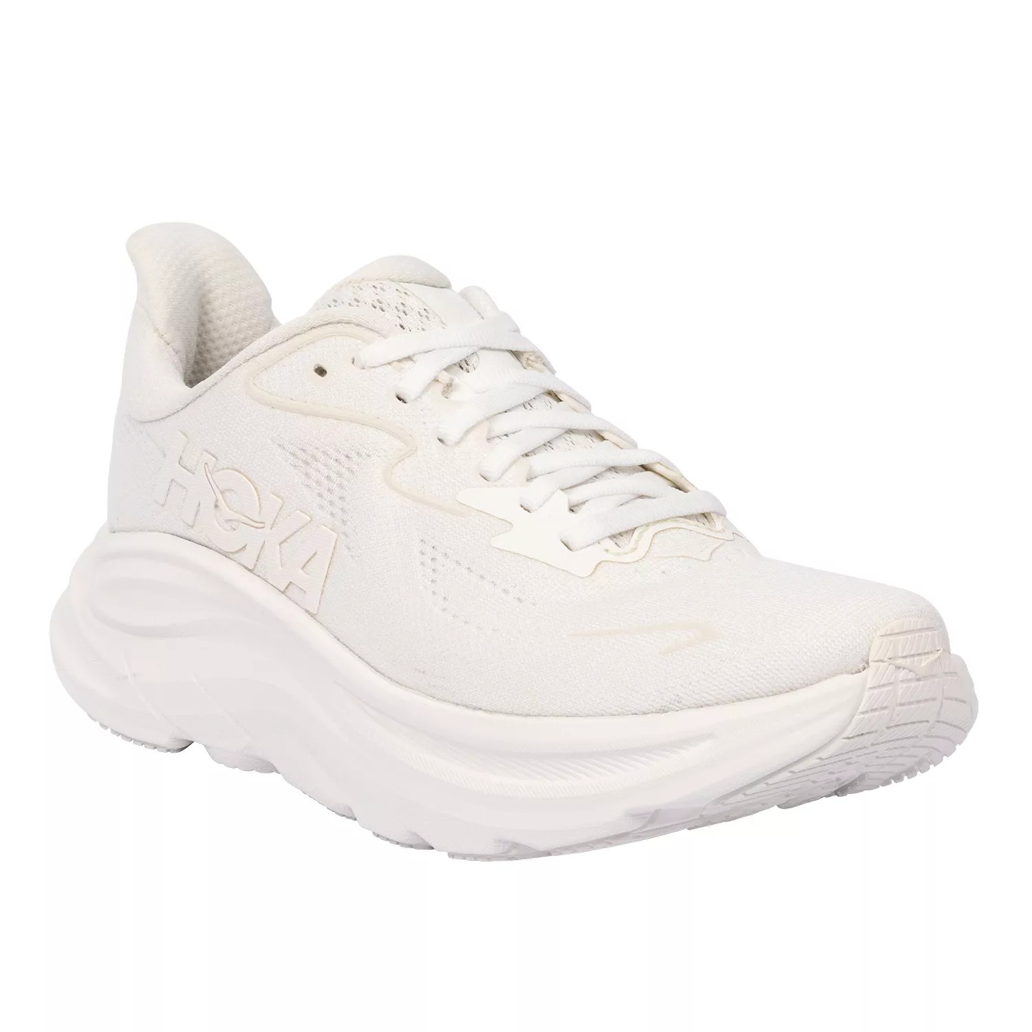 Hoka Women's Clifton 10 Sneaker - White / White 8.5:- 8.5, White/White | Sam's Club