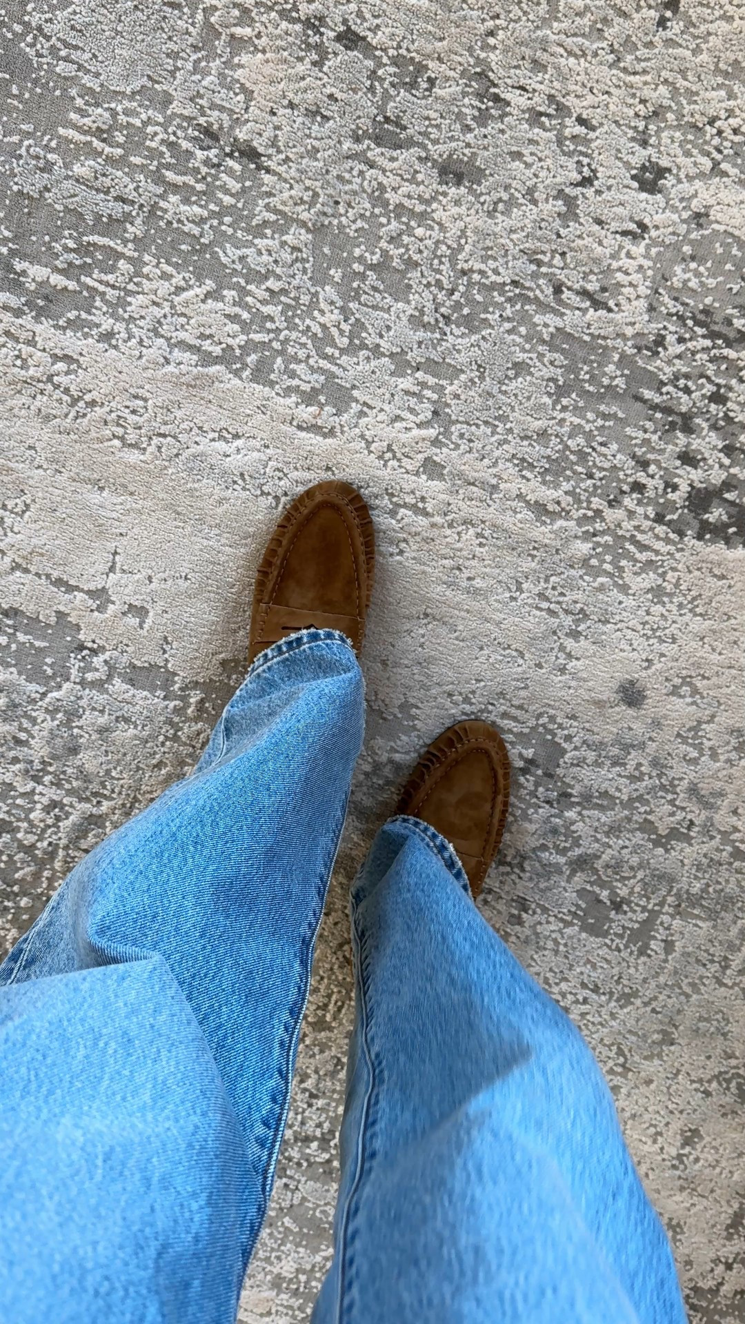 Casual chic loafer mules. Modern classic style. I’ve been wanting add a pair of loafers to my wardrobe for a while now, but couldn’t seem to find the right ones for me. Searching for more casual to wear mostly with jeans. I’m still looking to try a full loafer style, but these mules drew me in. I love ruched leather look. 
- Sizing seems true to size. I usually take a 6 in flats and that’s what I have here. If you intend to wear thicker socks, you could size up. 
- Comfy out of the box and seems to be good quality to last beyond a season. 
- These jeans are a good staple classic straight leg that also comes in ankle length. True 100% cotton denim that gets better with time. I size up in this style. 
- Classic cable knit sweater in an oversized fit. 
- Favorite staple white t-shirt as a base layer. 
- Convertible leather bag. Mid-priced luxury bag  


#LTKOver40 #LTKootd #LTKWorkwear