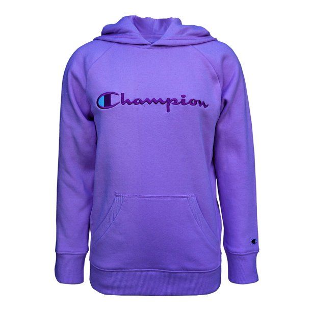 Champion Girls Classic Logo Fleece Hoodie, Sizes 7-16 | Walmart (US)