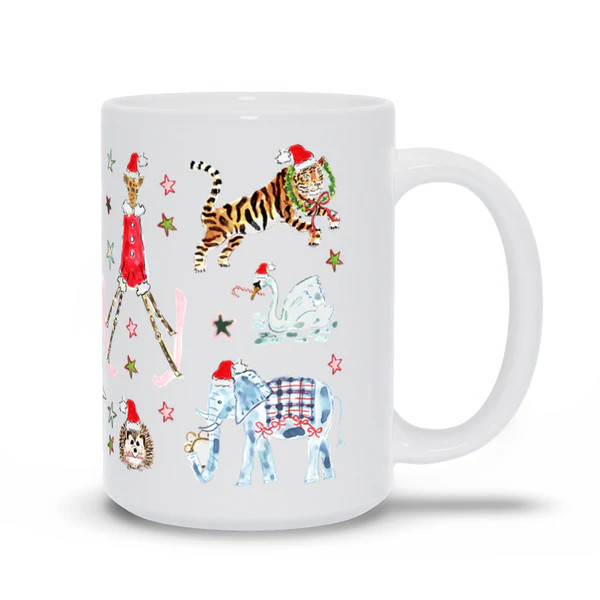 Holiday Menagerie Mug | Evelyn Henson