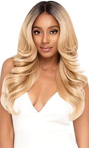 Outre LACEFRONT PERFECT HAIR LINE Glamorous Wavy Fully Hand-Tied 13”x 6” Frontal HD Baby Hair Transp | Amazon (US)