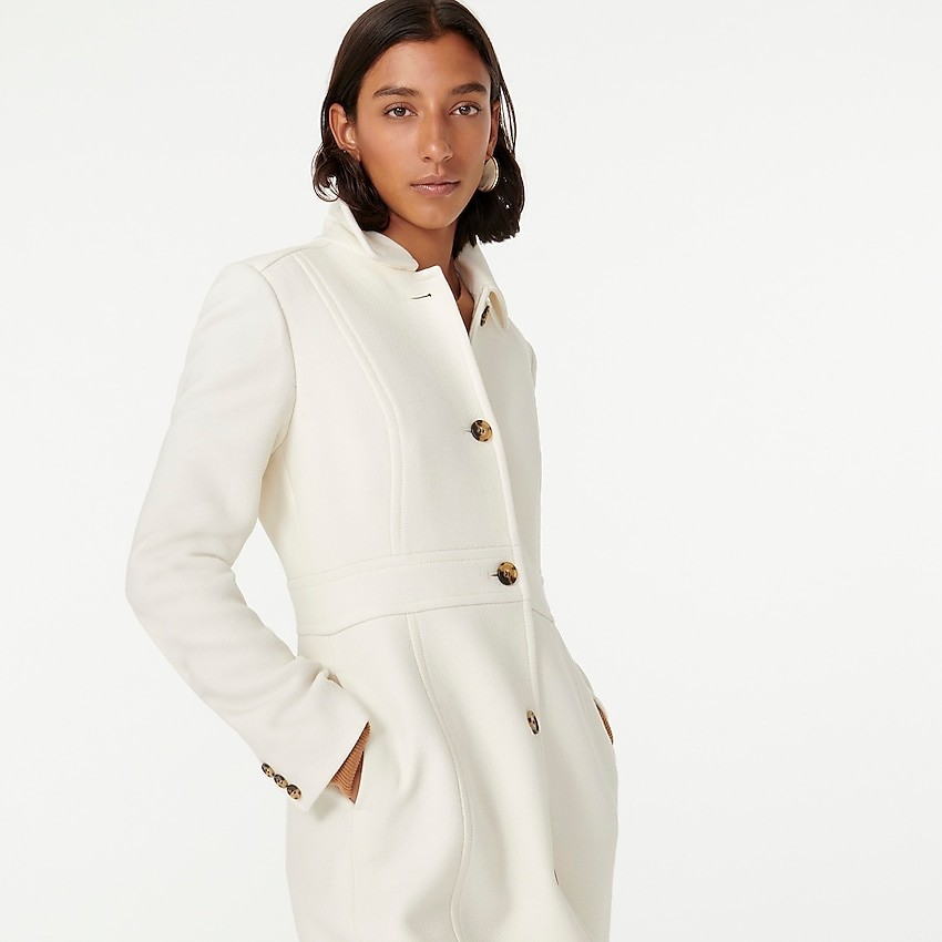 Classic lady day coat in Italian double-cloth wool with Thinsulate® | J. Crew US