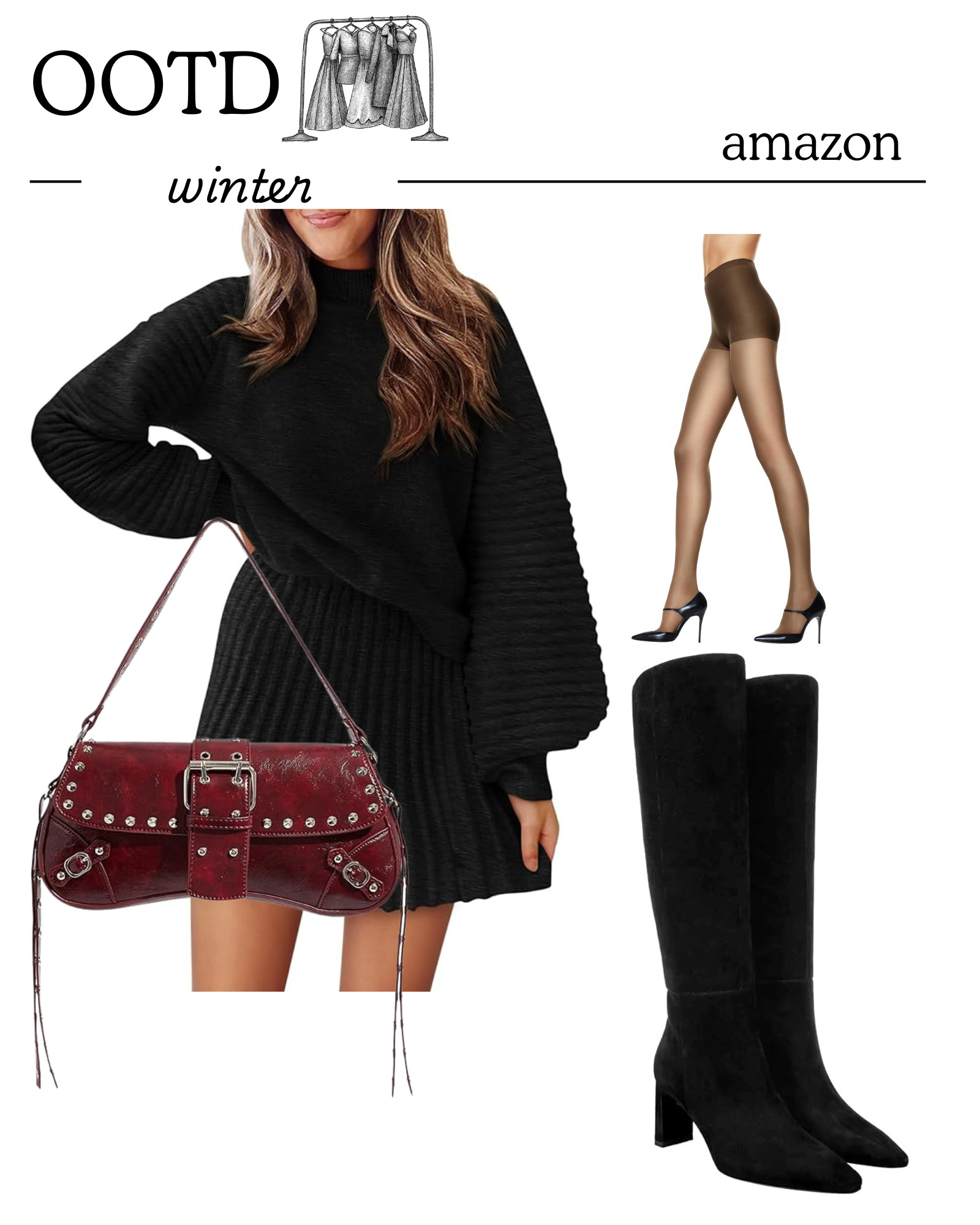 This all-black winter look is giving quiet luxury… can’t believe it’s all Amazon 🤍🖤 

 

#LTKSaleAlert #LTKFindsUnder50 #LTKFindsUnder100