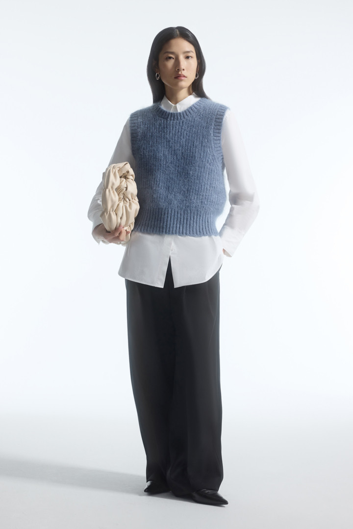 와이드 레그 테일러드 울 트라우저 | COS (Korea)