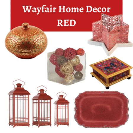 A variety of red home decor and home accessories from Wayfair

#LTKhome #LTKunder50 #LTKstyletip