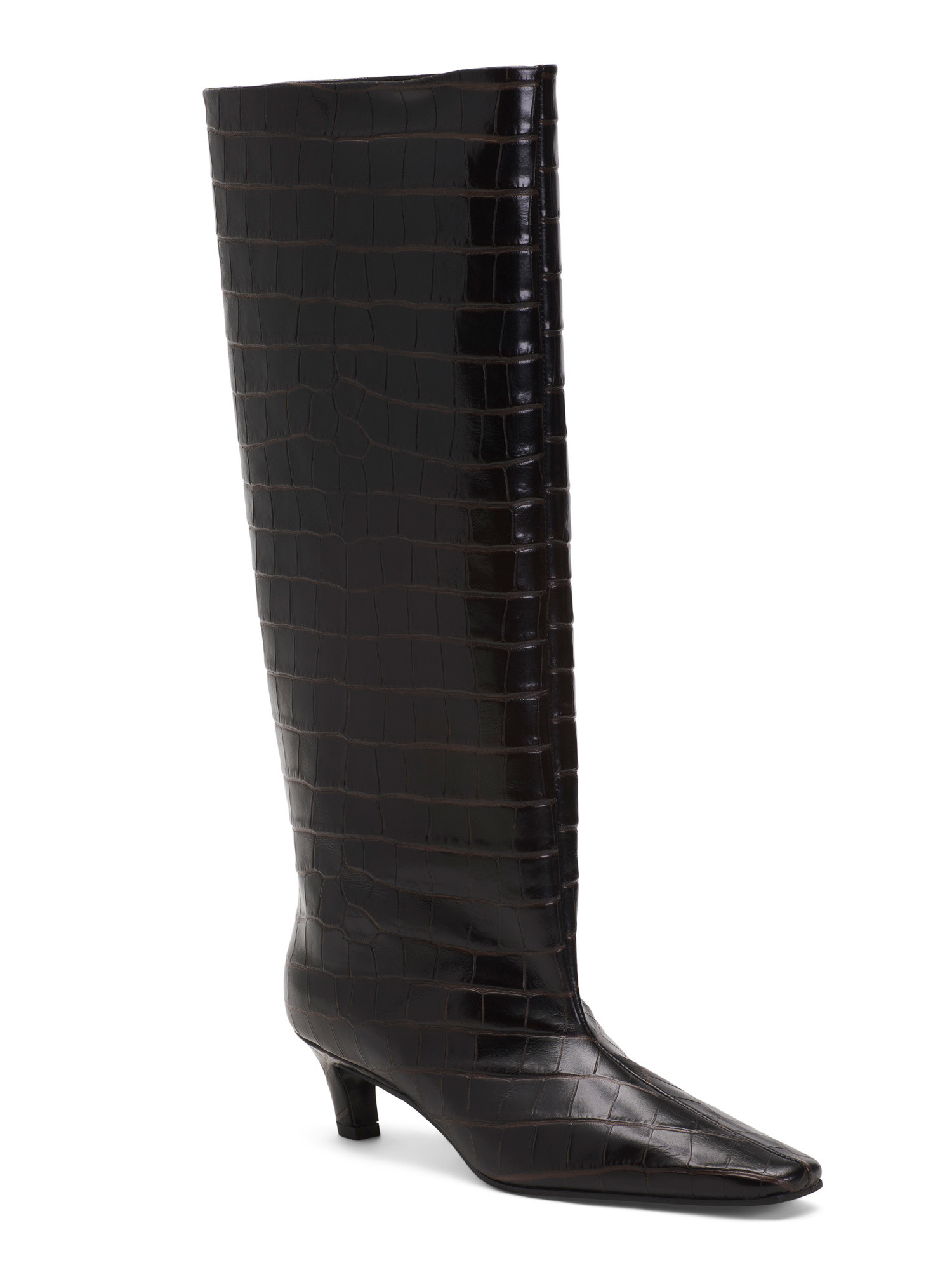 Made In Italy Leather Wide Shaft Tall Boots | TJ Maxx