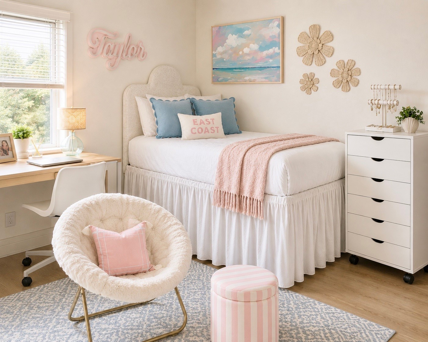 College Girl Dorm Room Design Ideas - Pink, Blue & Gold Decor

Back to college, college prep, college essentials, dorm decor, girl dorm, items for college, back to school shopping, college prep, coastal decor, teenage girl bedroom, preppy decor, pink and blue decor, pink dorm finds, Pottery Barn Teen, Target finds, dorm storage, dorm organization, twin xl bed, dorm seating, college ideas

#LTKHome