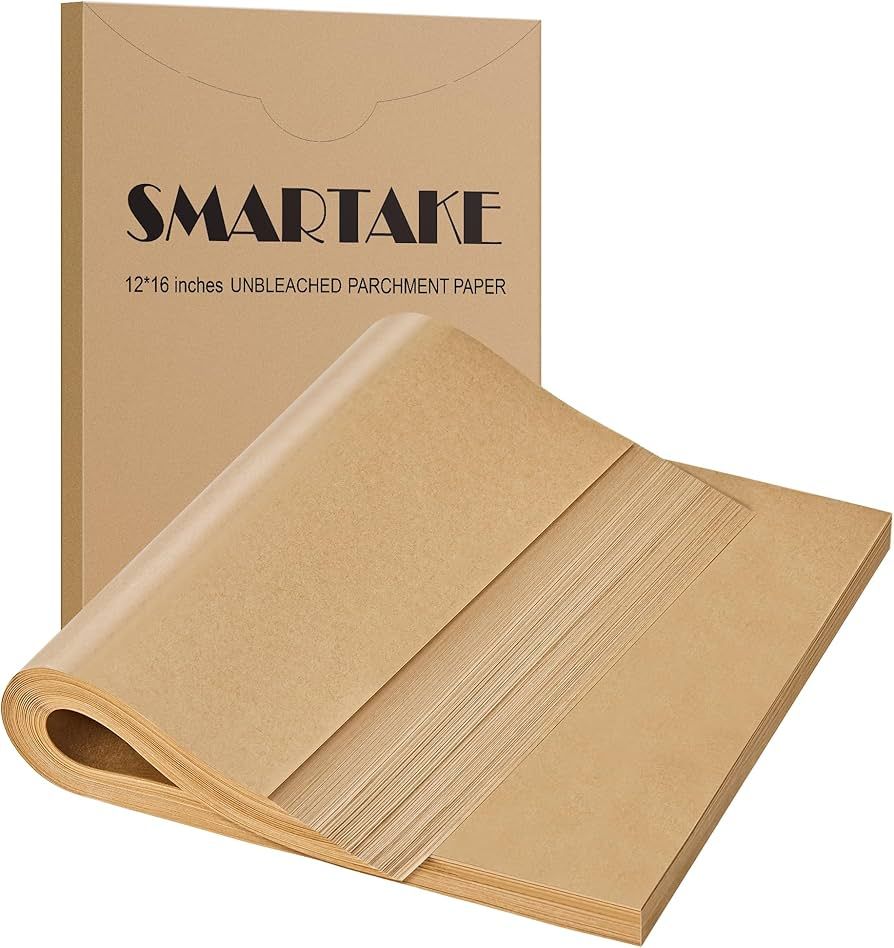 SMARTAKE 300 Pcs Parchment Paper Baking Sheets, 12x16 Inches Non-Stick Precut Baking Parchment, f... | Amazon (US)