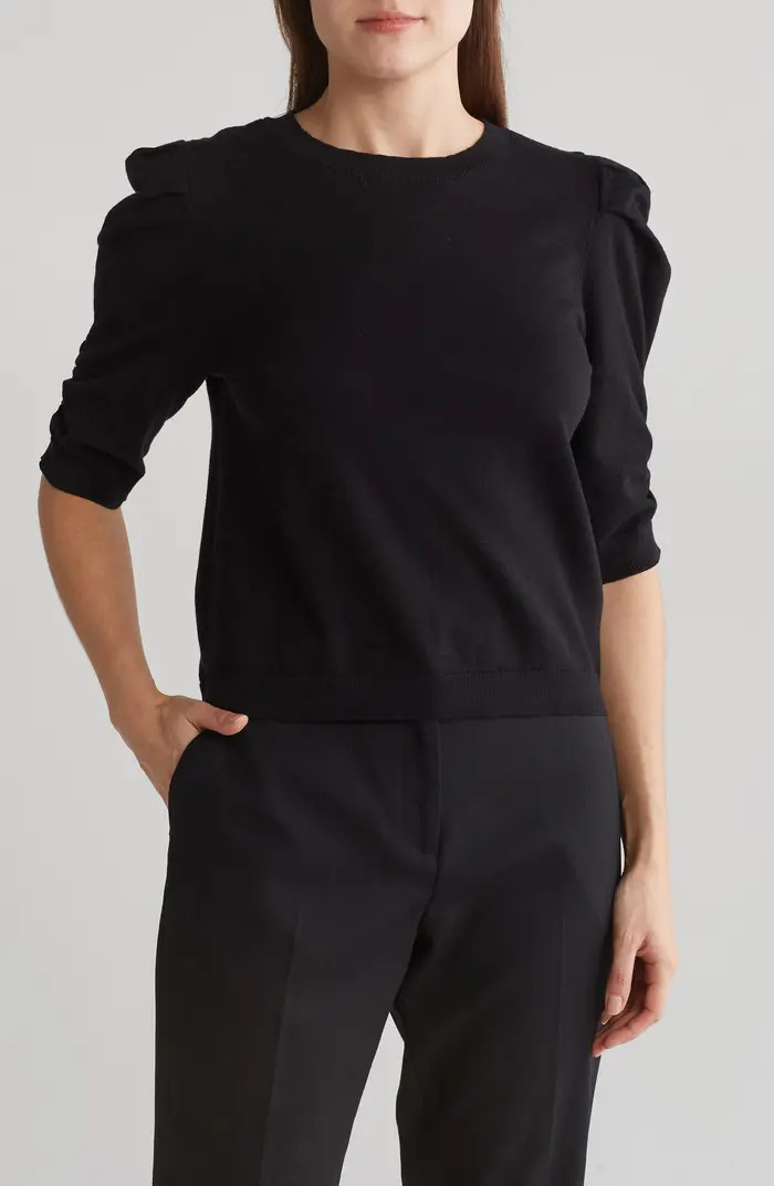 DKNY Elbow Sleeve Crewneck Pullover | Nordstromrack | Nordstrom Rack