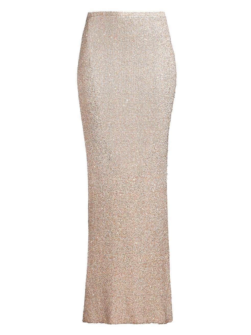 Sequin Knit Maxi Skirt | Saks Fifth Avenue