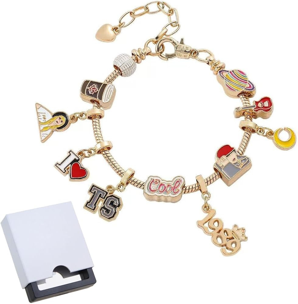 Singer Friendship Bracelets with Themed Pendants Inspired Music Lover Fans Gifts for Women | Amazon (US)