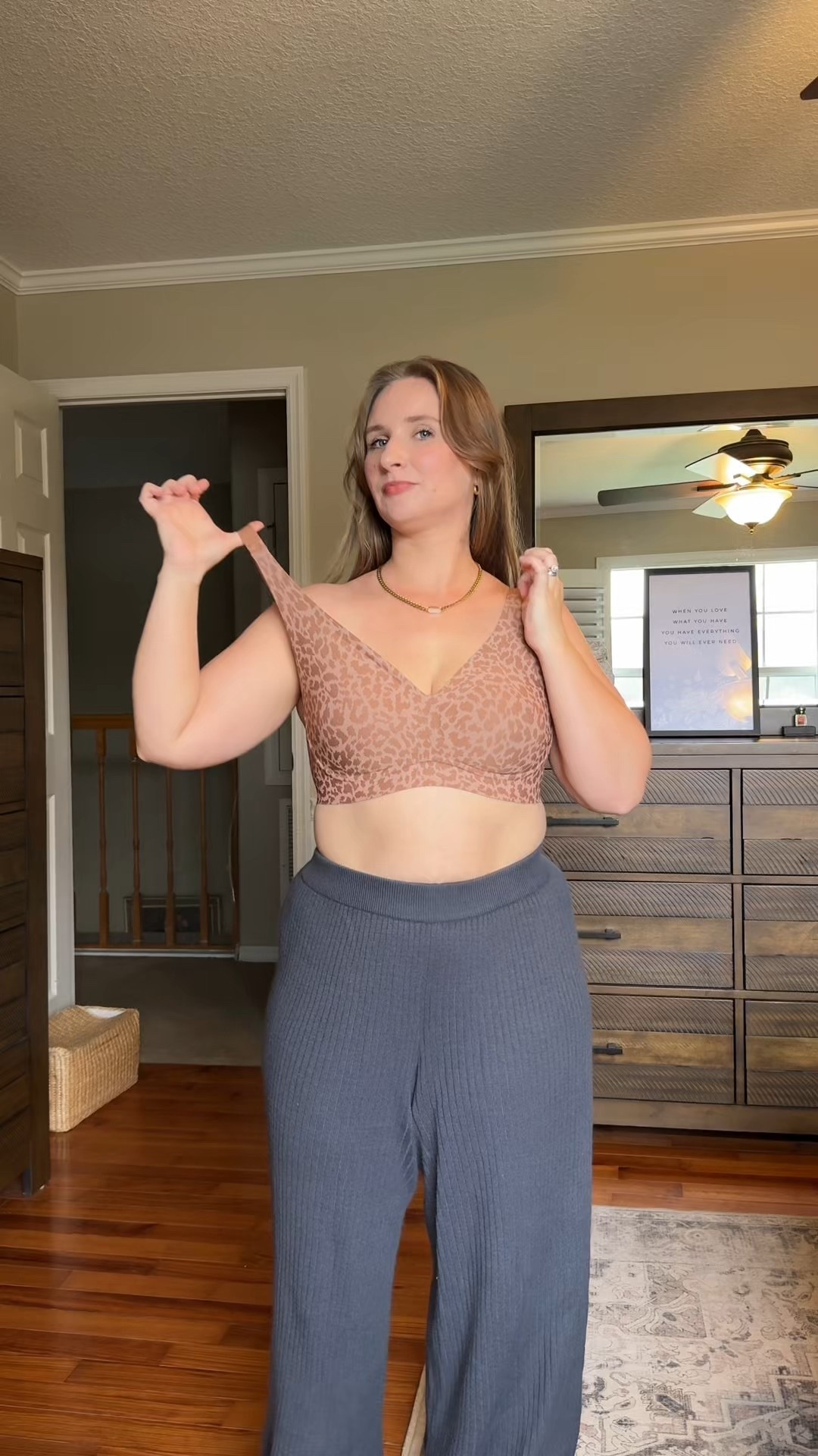 Loving this bra! So comfy, seamless and fuller coverage! 

After having 3 kids and breastfeeding the girls are not the same as they once were. Now a days I’m looking for comfort and support and this is perfect for what I’m looking for! 💕💕💕

For sizing reference I’m typically a 34C wearing a M and it fits great!




#LTKmomlife #LTKFindsUnder50 #LTKgrwm