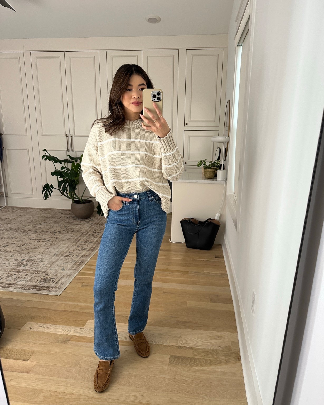 Sizing info: 
•jeans size 24 in 28in inseam in Seaside Blue
•sweater size small
@Quince  

petite fashion, get dressed with me, outfit inspiration, ootd, nashville outfit, Nashville influencer, petite style, vacation style, casual outfits, mom style, petite pants, spring outfits, spring outfit info, spring pants, spring outfit idea, spring top, spring bag, spring sweater, spring shoes, jeans, spring denim, quince, quince sweater 

 

#LTKootd #LTKSeasonal #LTKPetite