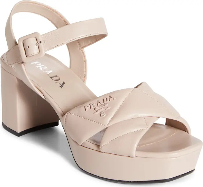 Diagram Quilted Leather Platform Sandal (Women) | Nordstrom