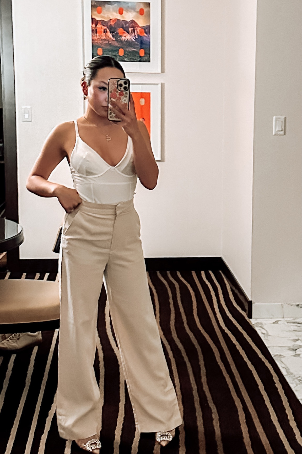 One of my favorite date night looks to date! Bodysuit is currently on sale and is so flattering I can wear it everyday. 

Everything fits TTS! 



#LTKHoliday #LTKunder100 #LTKsalealert