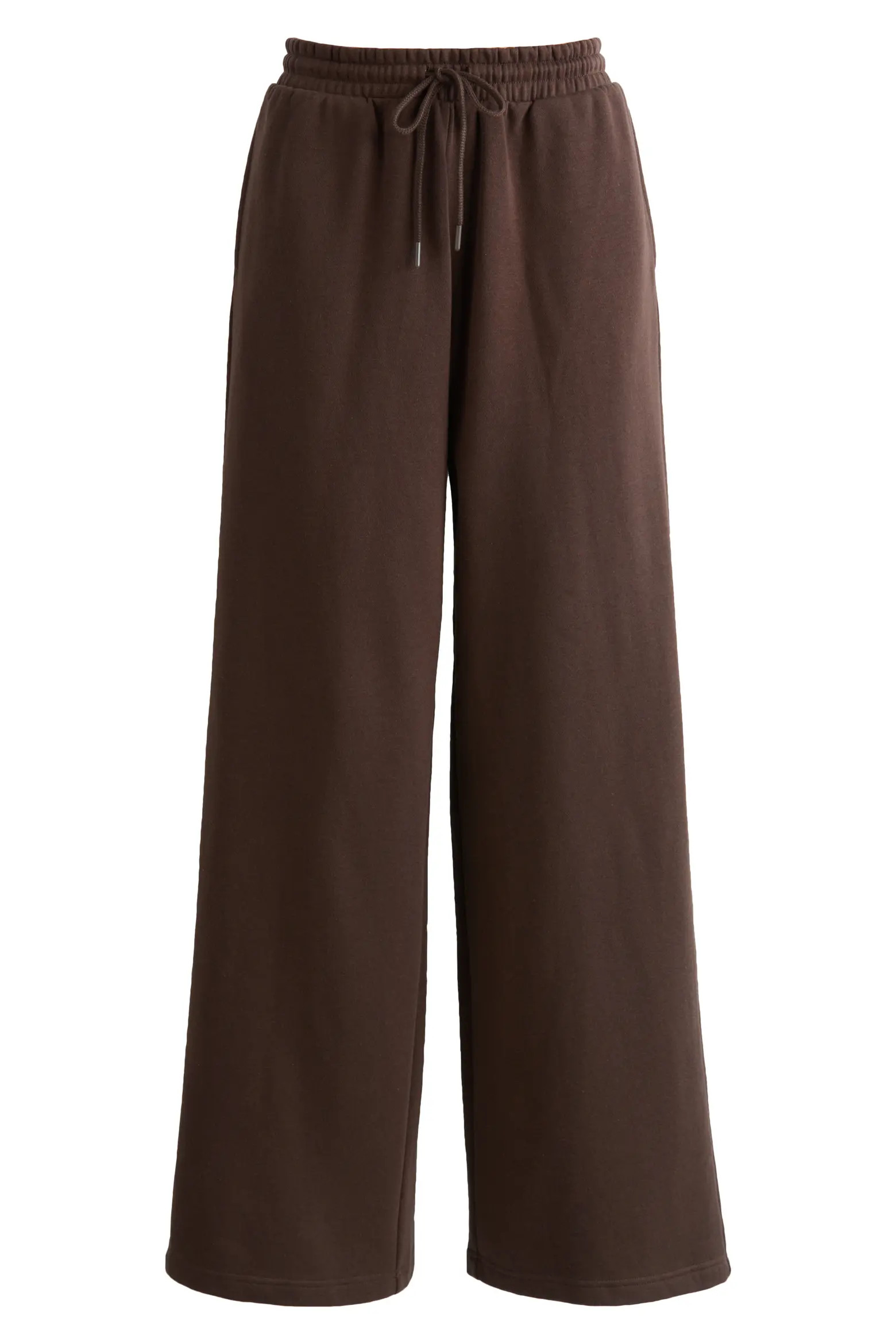 BP. Wide Leg Fleece Pants in Grey Soft Heather at Nordstrom, Size Large | Nordstrom