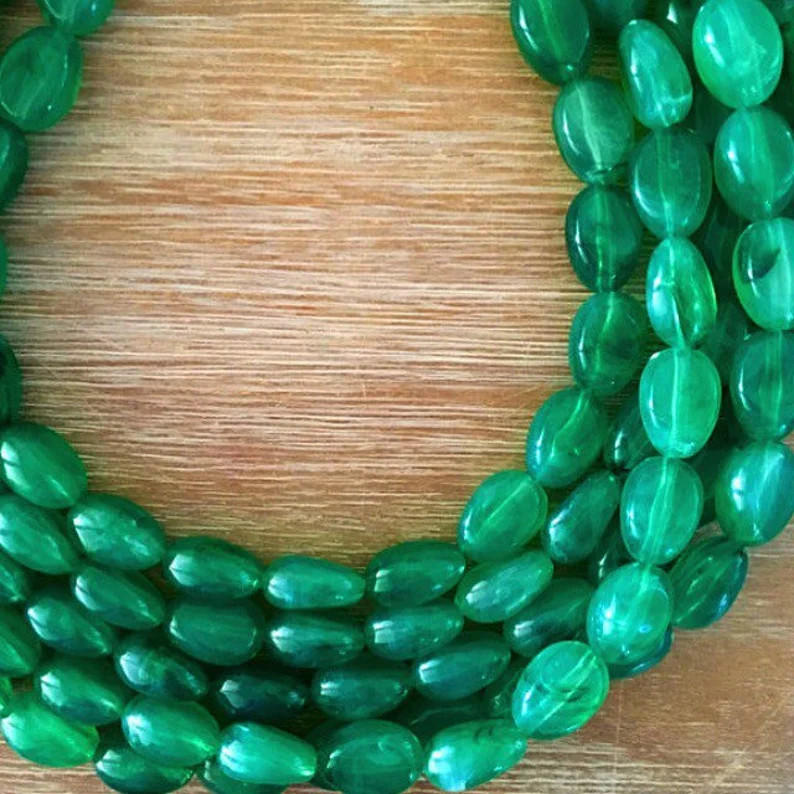 Necklace for Women Green Statement Necklace  Chunky Beaded | Etsy | Etsy (US)
