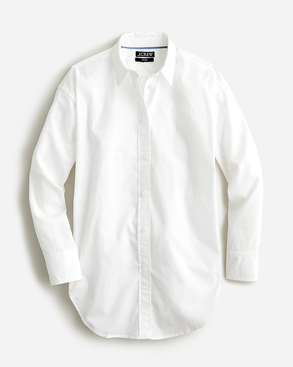 Relaxed-fit crisp cotton poplin shirt | J. Crew US