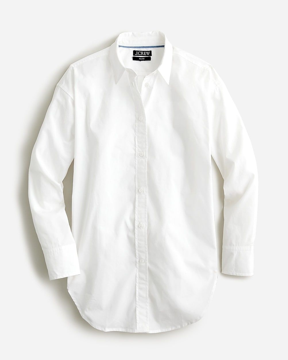 Tall relaxed-fit crisp cotton poplin shirt | J.Crew US