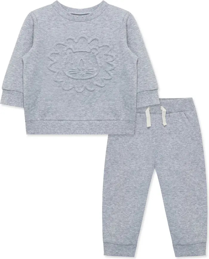 Little Me Lion Sweatshirt & Joggers Set | Nordstrom | Nordstrom