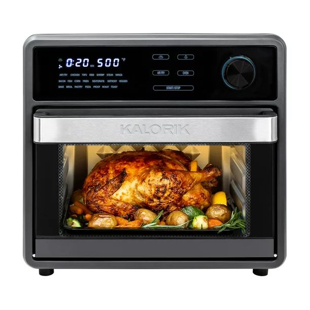 Kalorik Maxx Touch 16 Quart Air Fryer Oven, AFO 47804 BK - Walmart.com | Walmart (US)