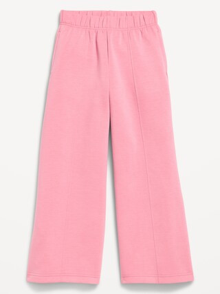 High-Waisted Bounce Fleece Wide-Leg Sweatpants for Girls | Old Navy (US)