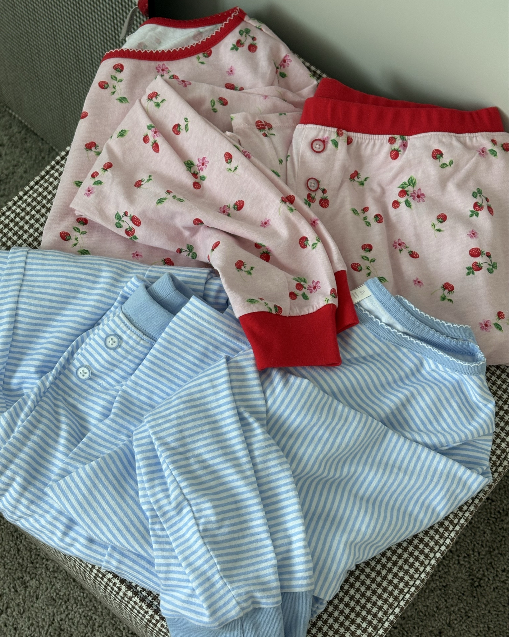 Walmart 100% cotton pj sets 🌙🍓 wearing size XS!

#LTKootd #LTKmorningroutine