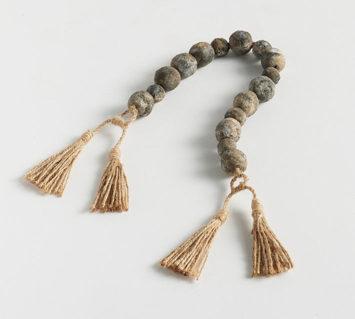 Artisan Handcrafted Terracotta Beaded Rope | Pottery Barn | Pottery Barn (US)