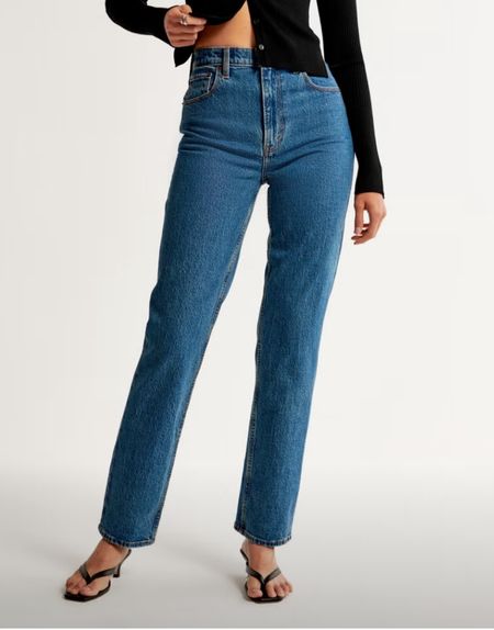 Ultra high-rise straight jeans and multiple colors

#LTKSeasonal #LTKU #LTKmidsize