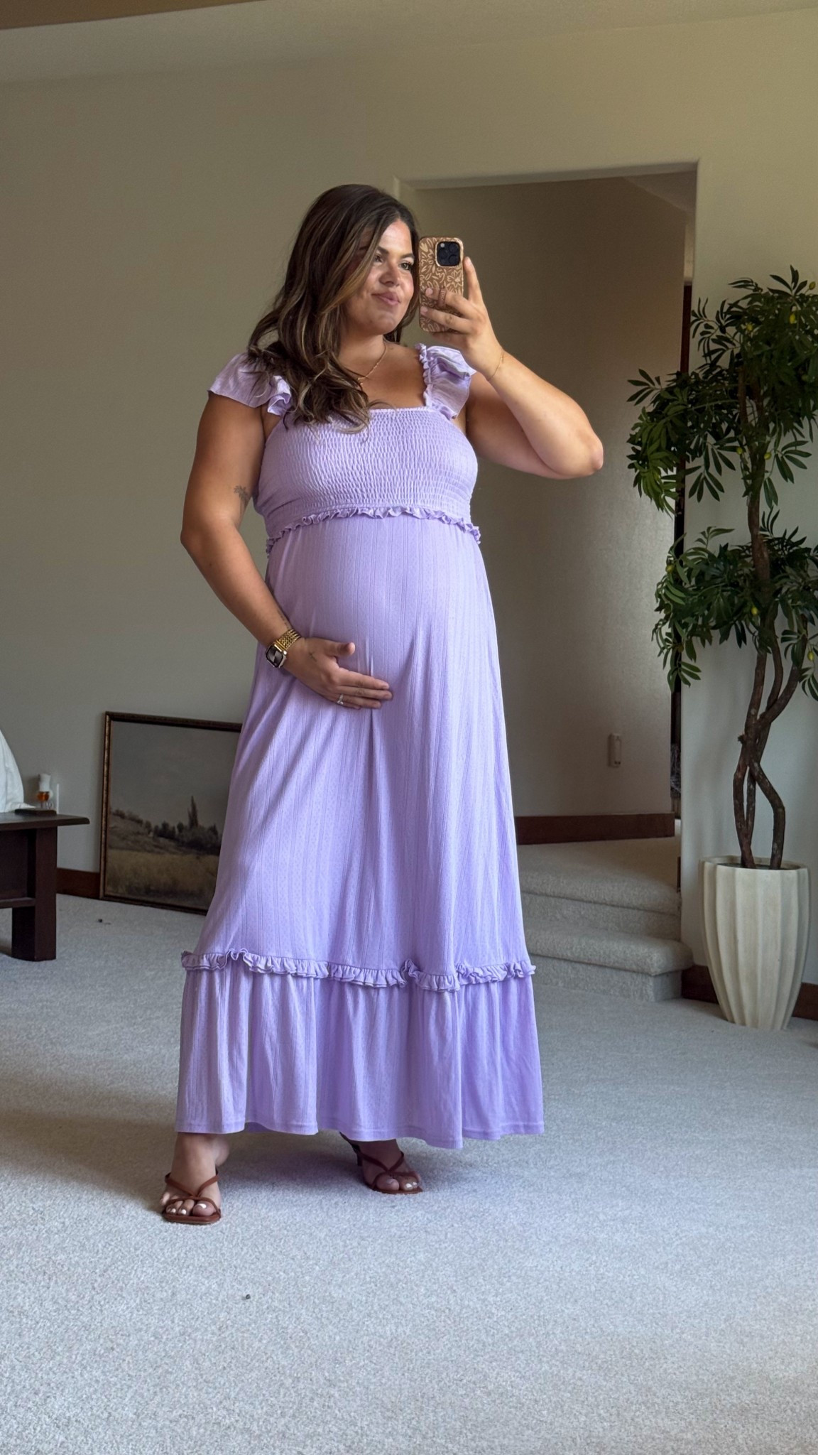 Maternity dress from Amazon! Perfect for baby shower, wedding guest, special events. Also postpartum and nursing friendly. Wearing xl and there’s tons of room! Typically a 14

#LTKMidsize #LTKFindsUnder50 #LTKBump