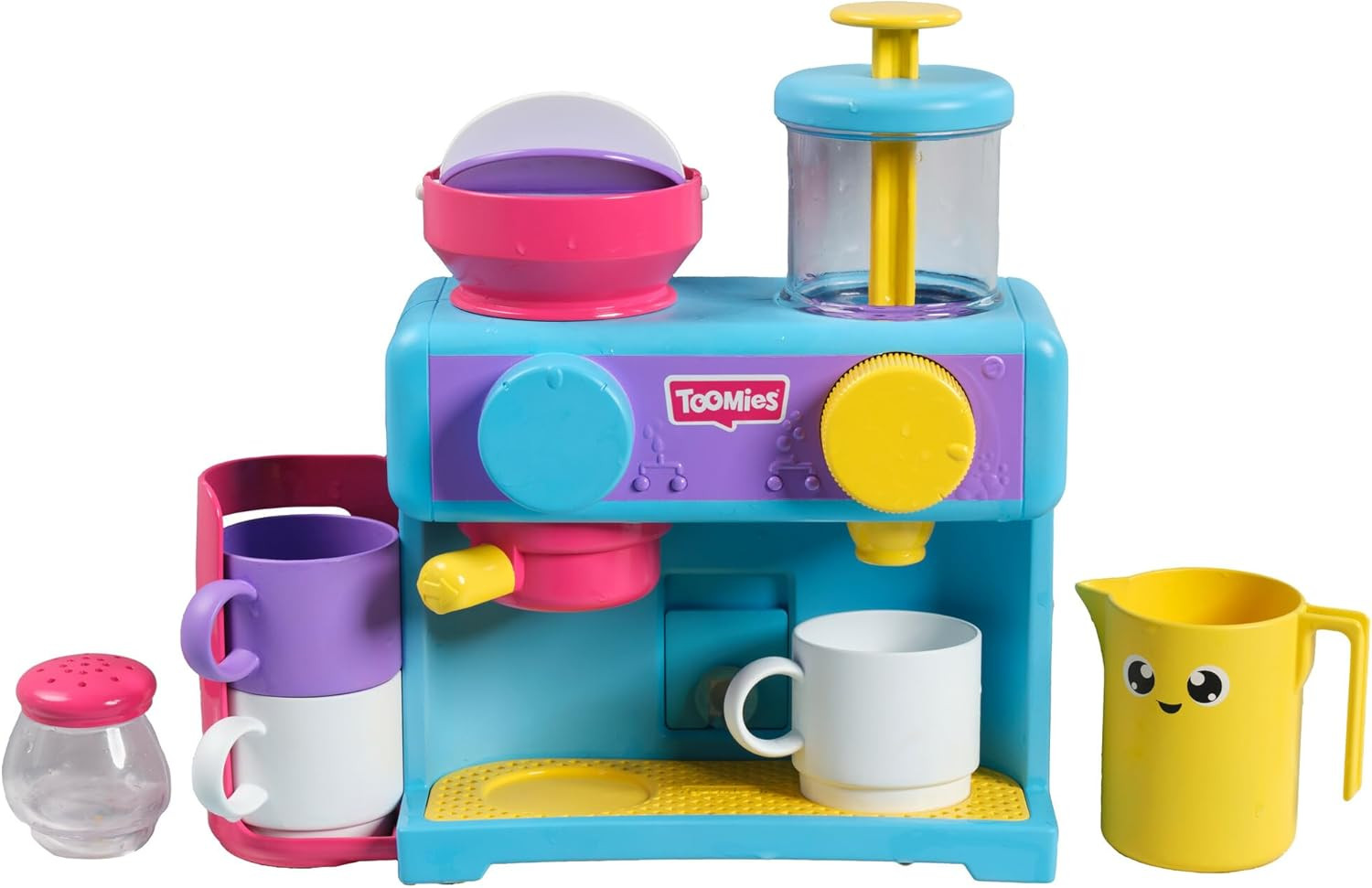 TOMY Toomies Bath Barista - Pretend Cafe Baby Bath Toys - Wall Mounted Bubble Bath Play Kitchen T... | Amazon (UK)
