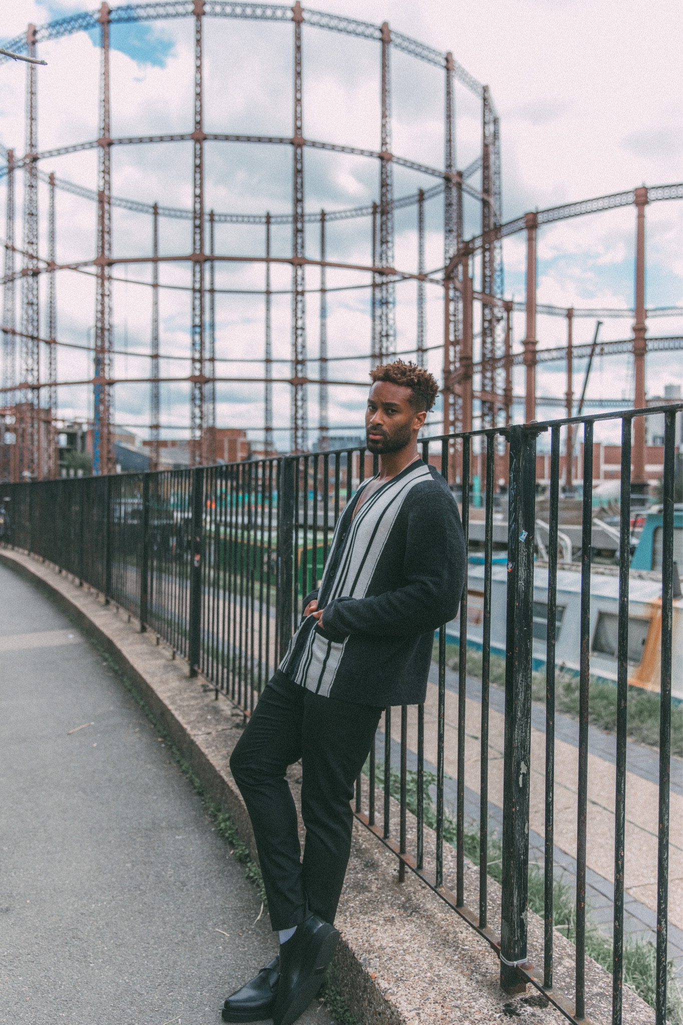 All Saints X Teddy Soares
Tailored trousers & men’s cardigan, monochrome outfit, smart outfit, men's style, transitional style, autumn fashion, street style, silver accessories, street style 

#LTKSeasonal #LTKeurope #LTKstyletip