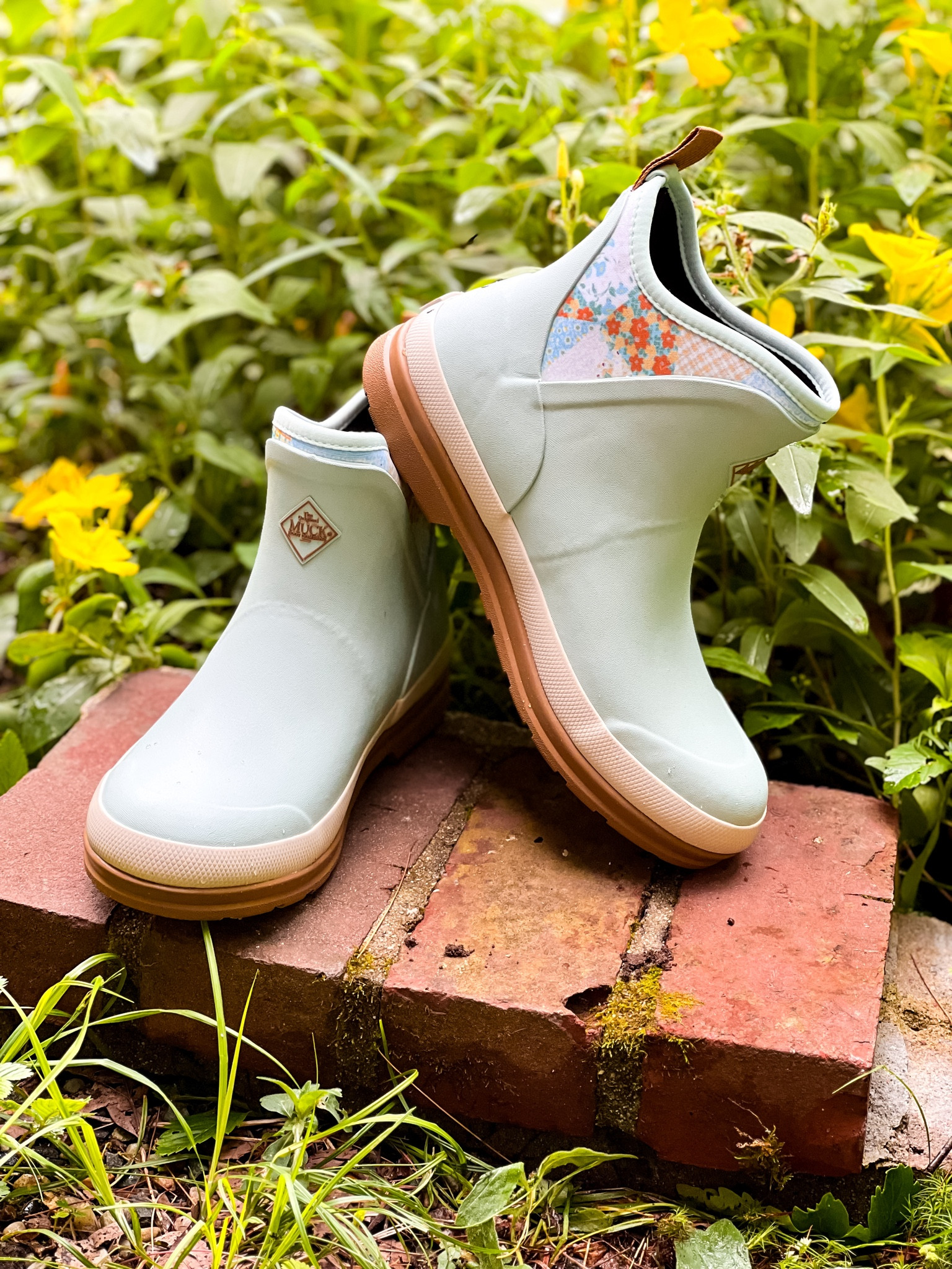 Say hello to my trusty Muck Boots! Whether I'm gathering eggs from the coop, tending to the garden, or just wandering the homestead, these 100% waterproof wonders keep my feet dry and comfy. With their chic floral quilted pattern and unbeatable mud-busting traction, these boots are as stylish as they are functional. Who knew farm chores could look this good? 

#LTKSaleAlert #LTKStyleTip #LTKShoeCrush