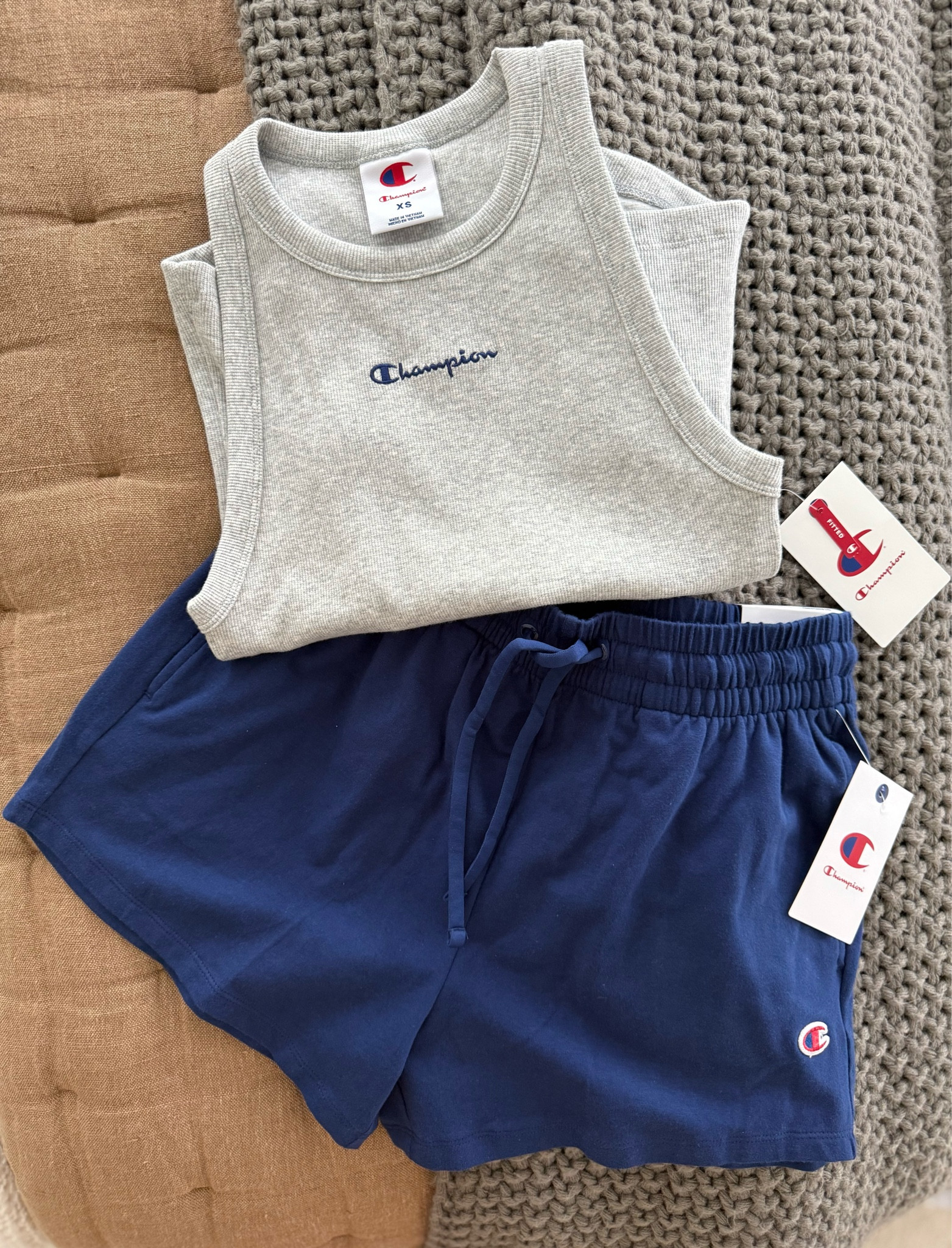 Cute little champion set - full length top (for all you anti crop girlies)! Shorts have pockets!

#LTKgrwm #LTKmomlife #LTKActive