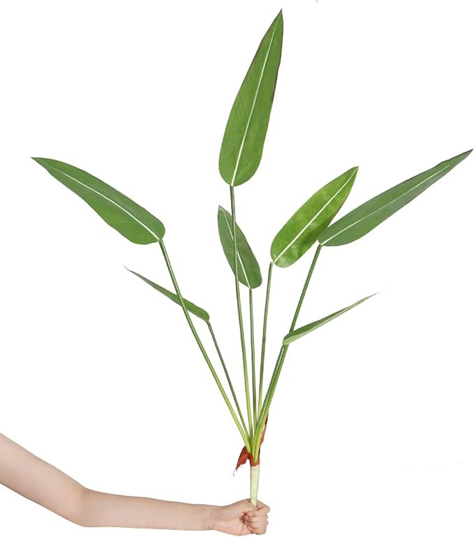 Angel Isabella Quality Artificial Tropical greenery-35 Bird of Paradise Leaf Bush-7 Sprays | Amazon (US)