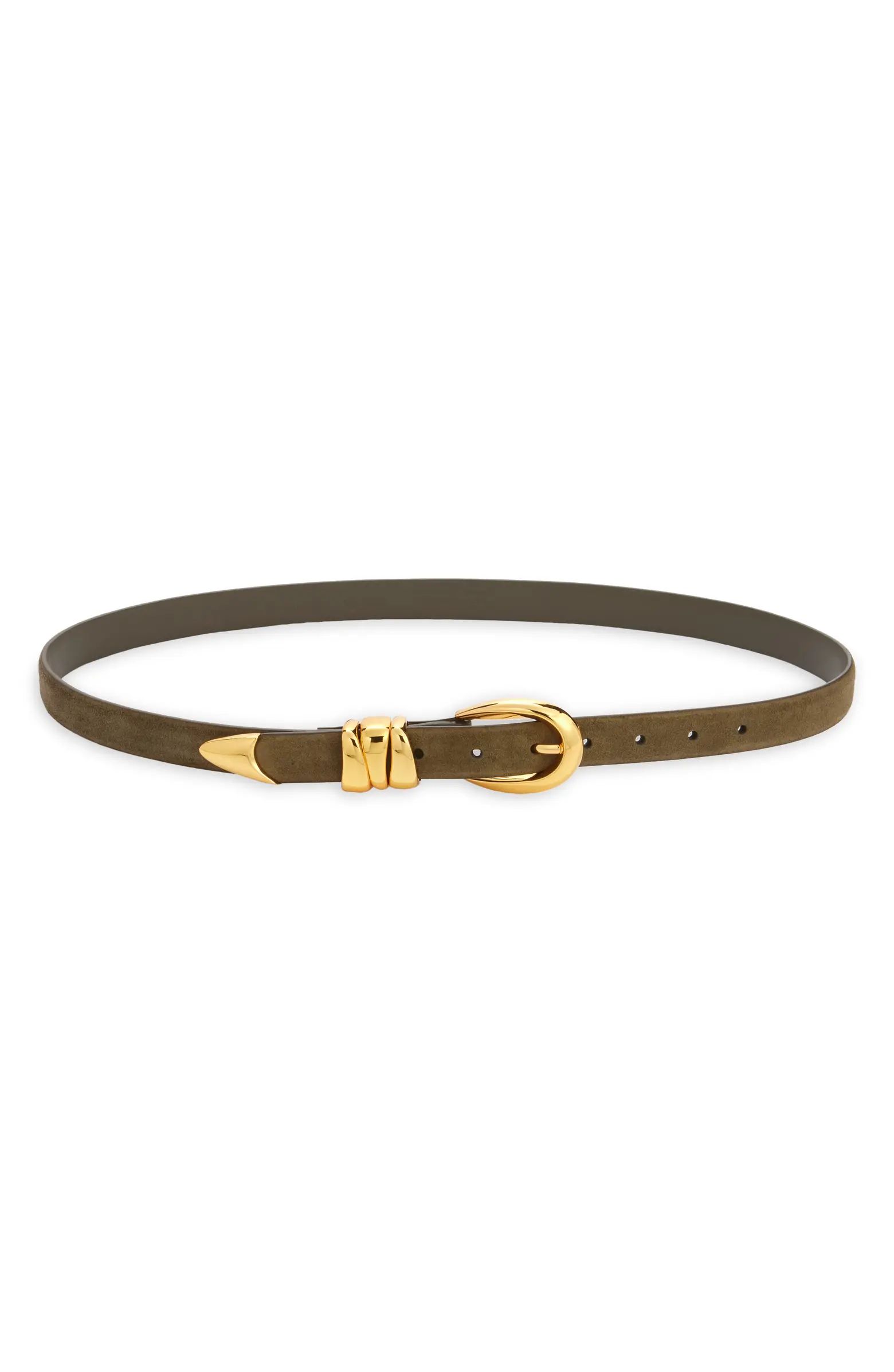 Triple Keeper Suede Belt | Nordstrom