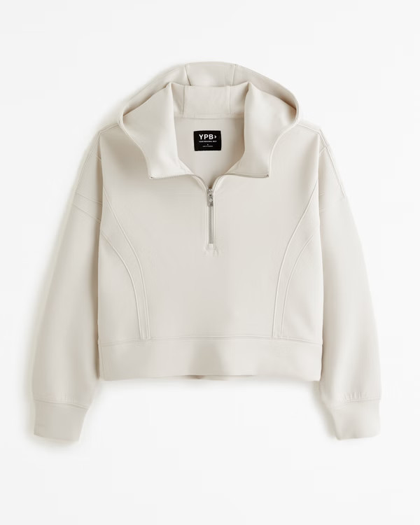 YPB neoKNIT Half-Zip Hoodie | Abercrombie & Fitch (US)