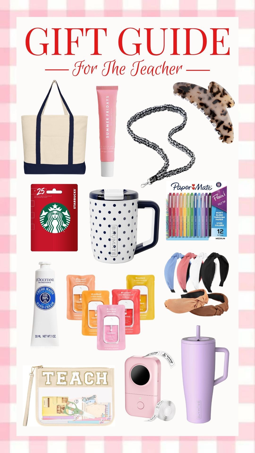 HOLIDAY GIFT GUIDE FOR THE TEACHER🍎✏️🎄

Teacher gifts, holiday gifts, gift guide, Christmas gifts, 

#LTKHoliday #LTKGiftGuide #LTKSeasonal