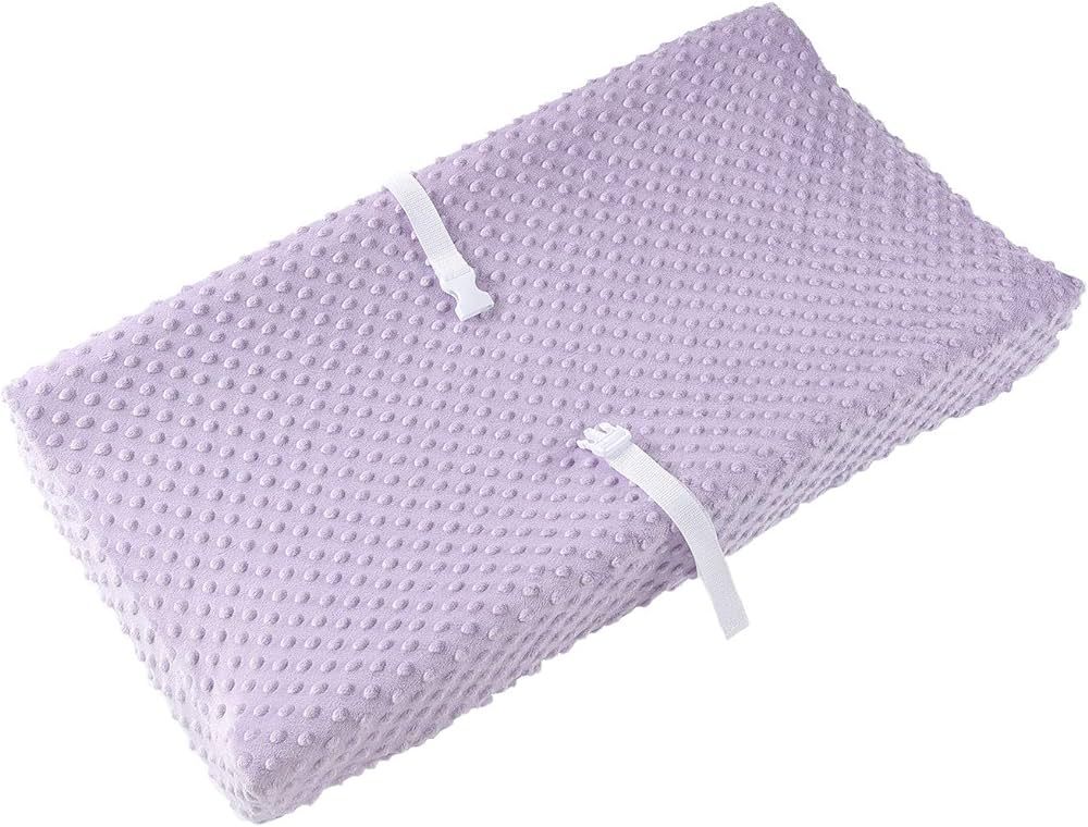 Baby Changing Pad Cover, Super Soft Minky Dot Diaper Changing Table Covers for Baby Girls and Boy... | Amazon (US)